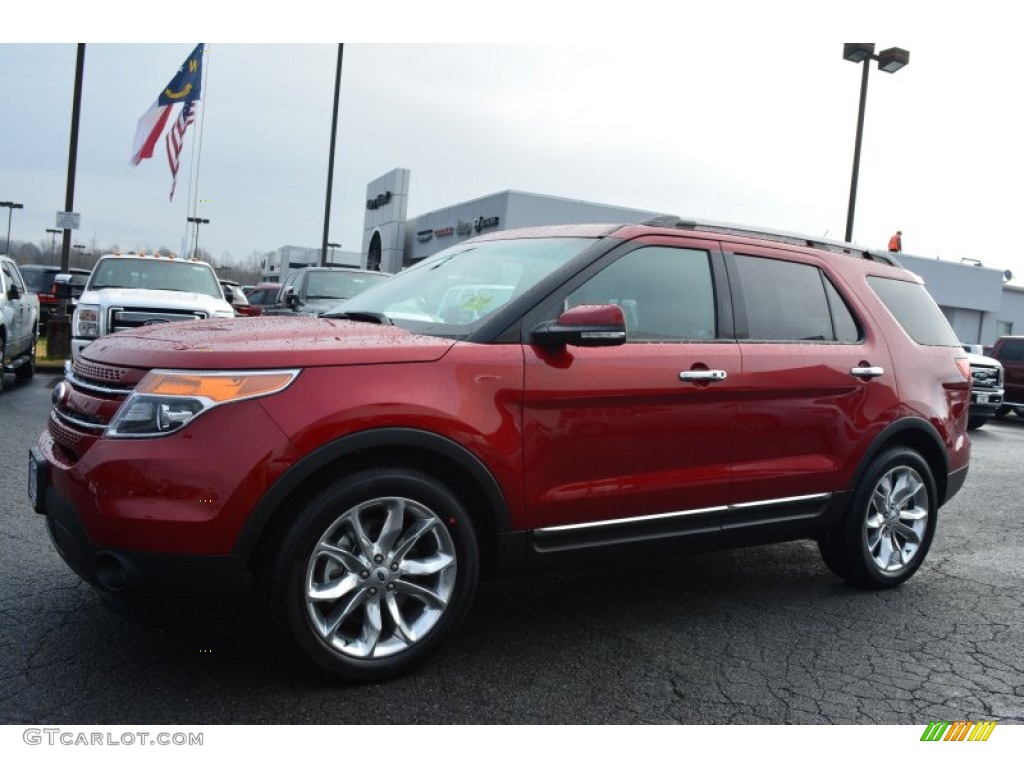 2015 Explorer Limited - Ruby Red / Charcoal Black photo #3