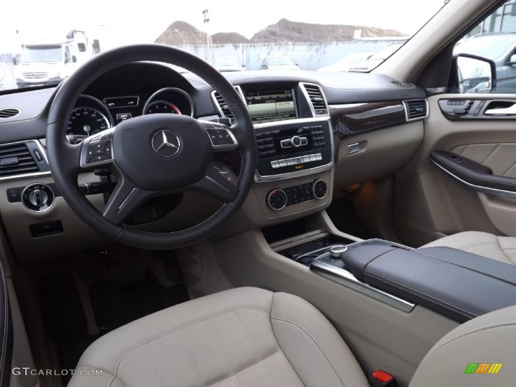 2014 GL 450 4Matic - Lunar Blue Metallic / Almond Beige photo #6