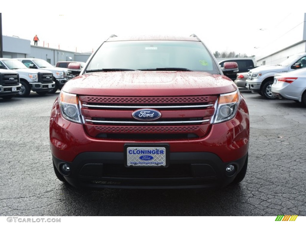 2015 Explorer Limited - Ruby Red / Charcoal Black photo #4