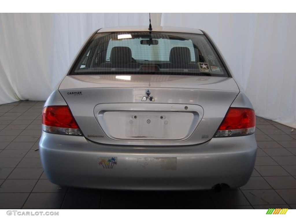 2004 Lancer ES - Cool Silver Metallic / Gray photo #7