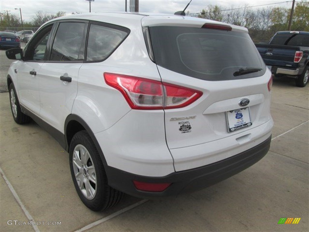 2015 Escape S - Oxford White / Charcoal Black photo #9