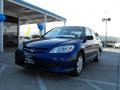 2005 Fiji Blue Pearl Honda Civic Value Package Sedan  photo #10