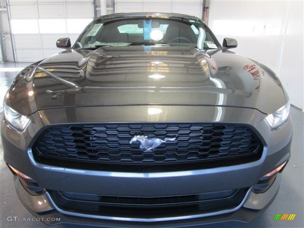 2015 Mustang V6 Coupe - Magnetic Metallic / Ebony photo #2