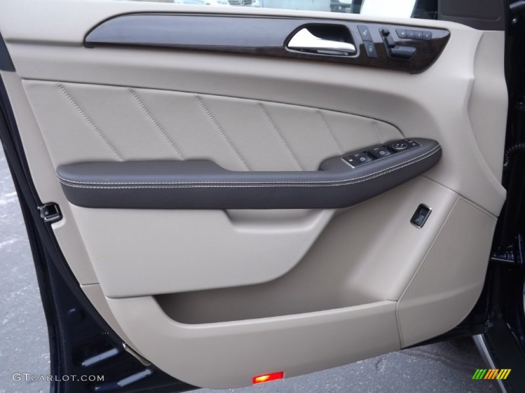 2015 Mercedes-Benz GL 450 4Matic Almond Beige/Mocha Door Panel Photo #99964773