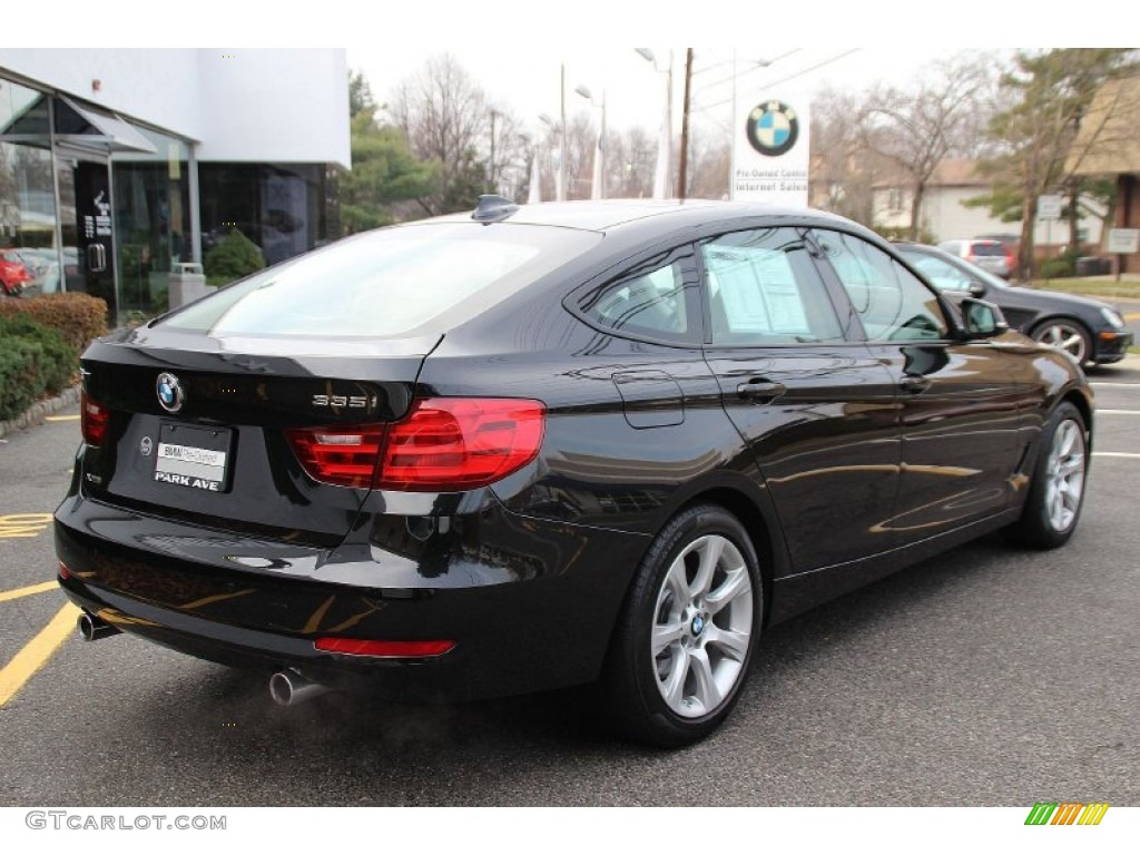 2014 3 Series 335i xDrive Gran Turismo - Black Sapphire Metallic / Venetian Beige photo #3