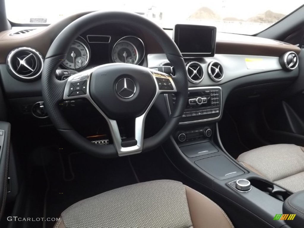 Brown Interior 2015 Mercedes-Benz GLA 250 4Matic Photo #99965277