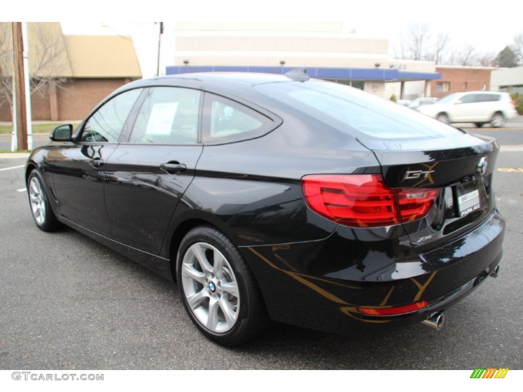 2014 3 Series 335i xDrive Gran Turismo - Black Sapphire Metallic / Venetian Beige photo #5