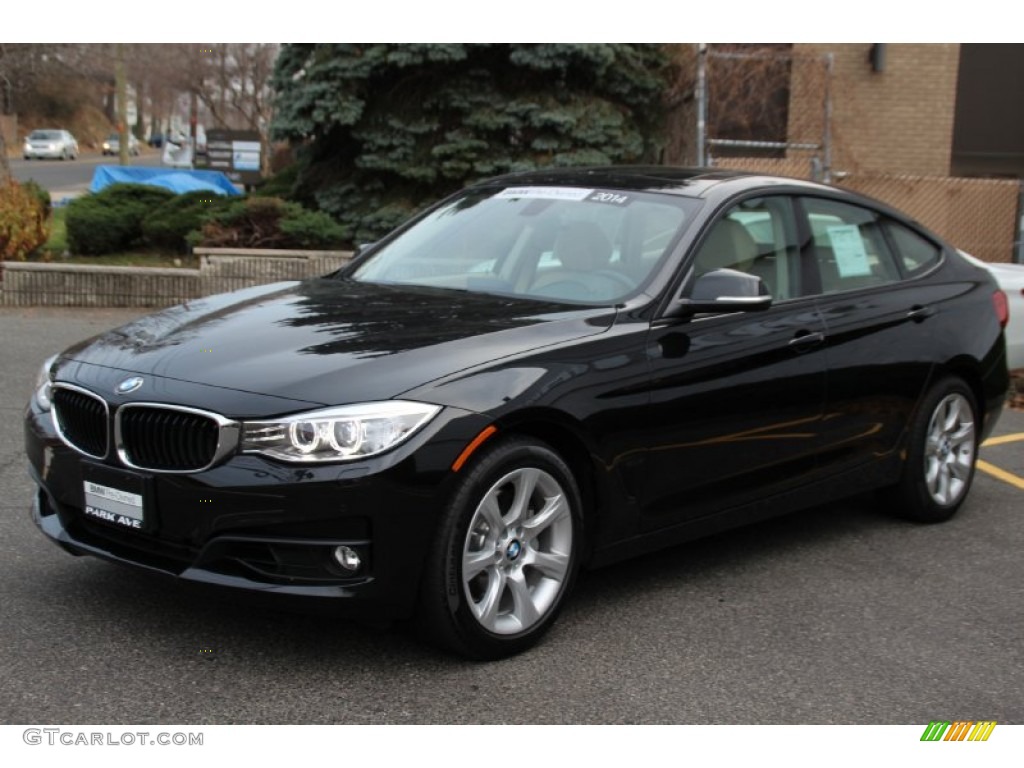 2014 3 Series 335i xDrive Gran Turismo - Black Sapphire Metallic / Venetian Beige photo #7