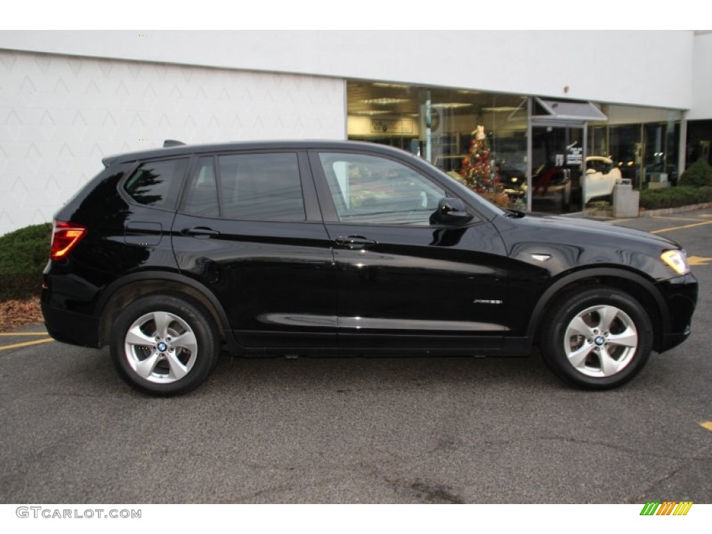 Jet Black 2012 BMW X3 xDrive 28i Exterior Photo #99968253