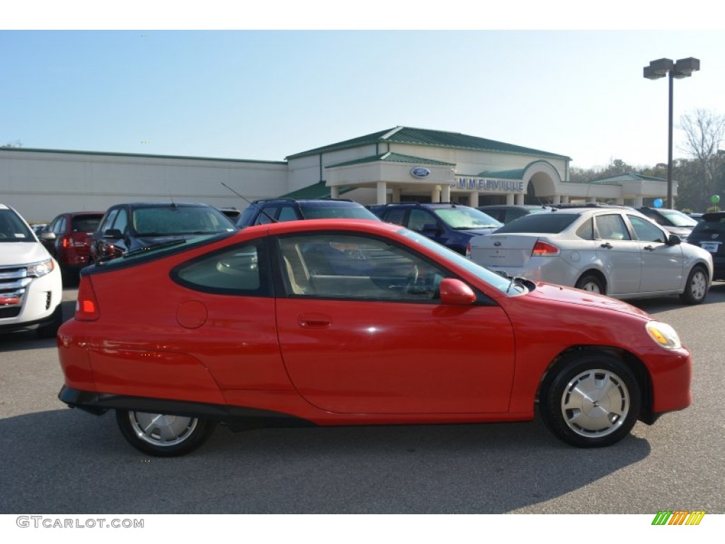 2005 Insight Hybrid - New Formula Red / Beige photo #2