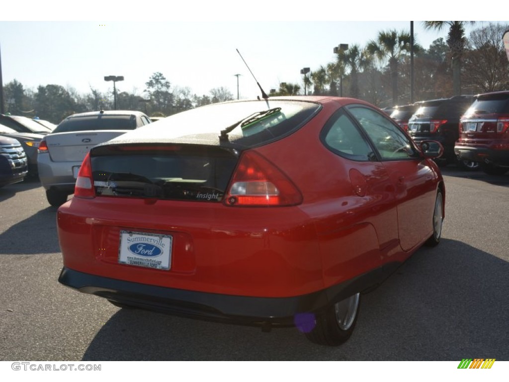 2005 Insight Hybrid - New Formula Red / Beige photo #3