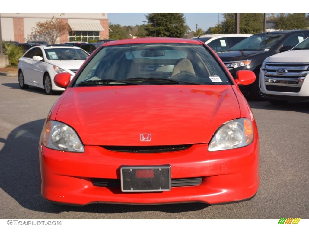 2005 Insight Hybrid - New Formula Red / Beige photo #8