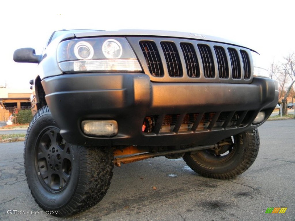 2000 Grand Cherokee Laredo 4x4 - Silverstone Metallic / Agate photo #2