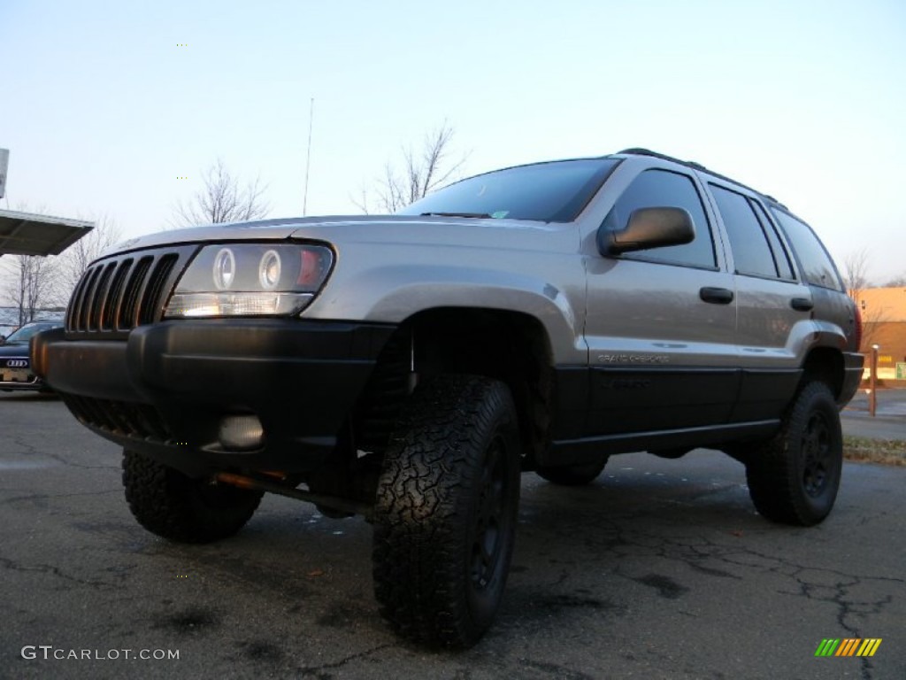 2000 Grand Cherokee Laredo 4x4 - Silverstone Metallic / Agate photo #6