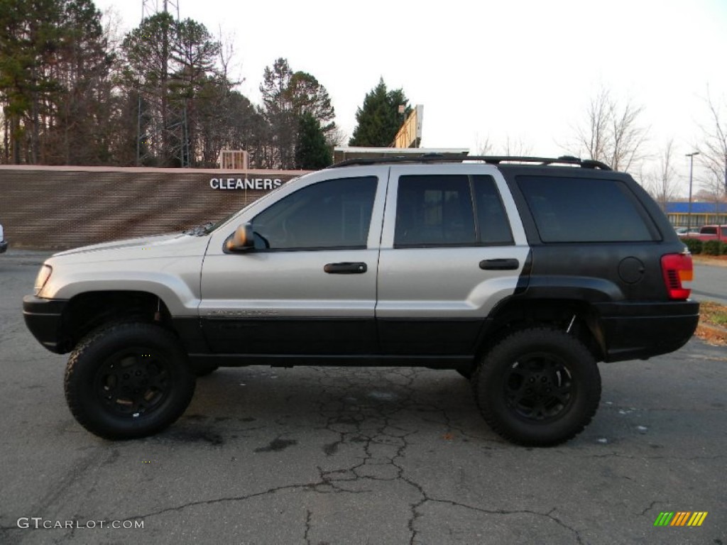 2000 Grand Cherokee Laredo 4x4 - Silverstone Metallic / Agate photo #7