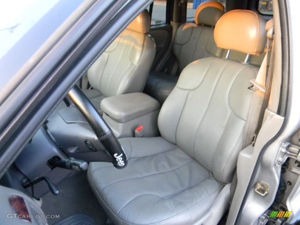 2000 Grand Cherokee Laredo 4x4 - Silverstone Metallic / Agate photo #17