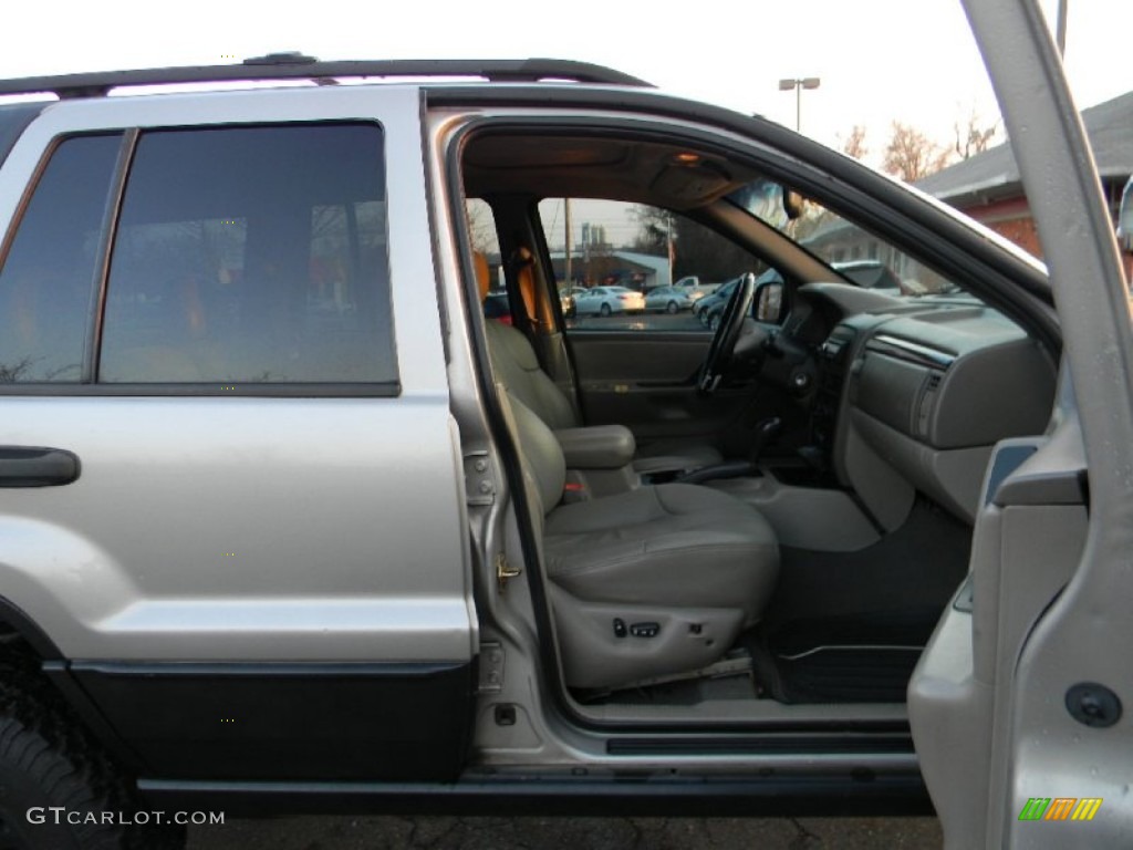 2000 Grand Cherokee Laredo 4x4 - Silverstone Metallic / Agate photo #19