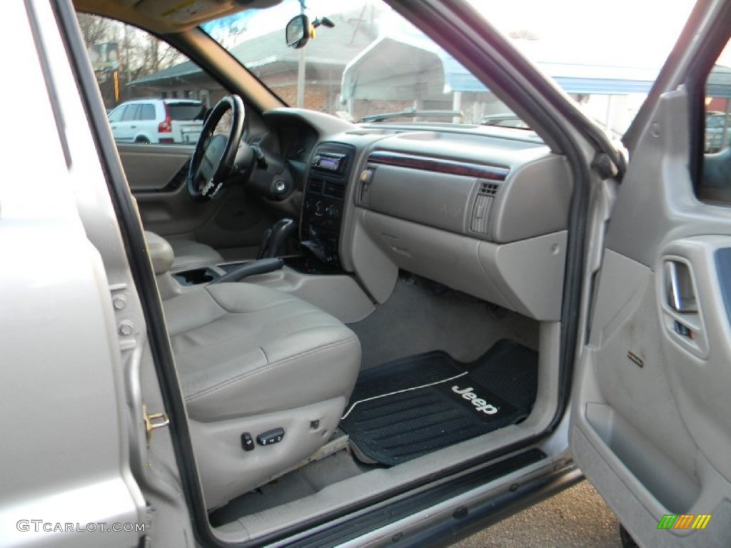 2000 Grand Cherokee Laredo 4x4 - Silverstone Metallic / Agate photo #20