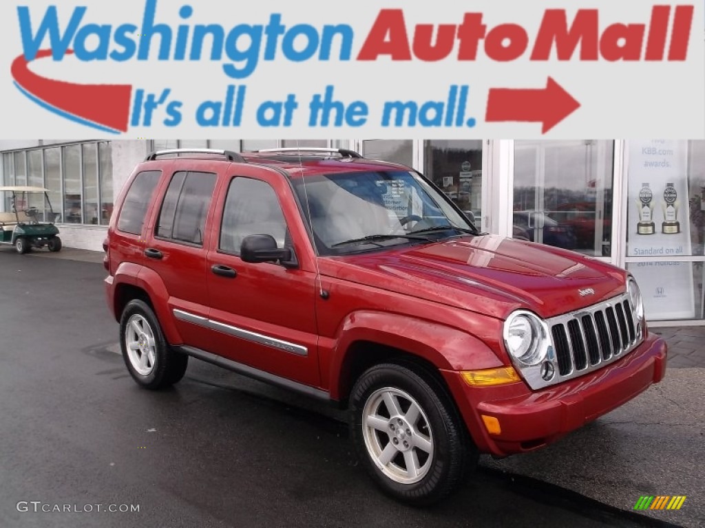 Inferno Red Pearl Jeep Liberty