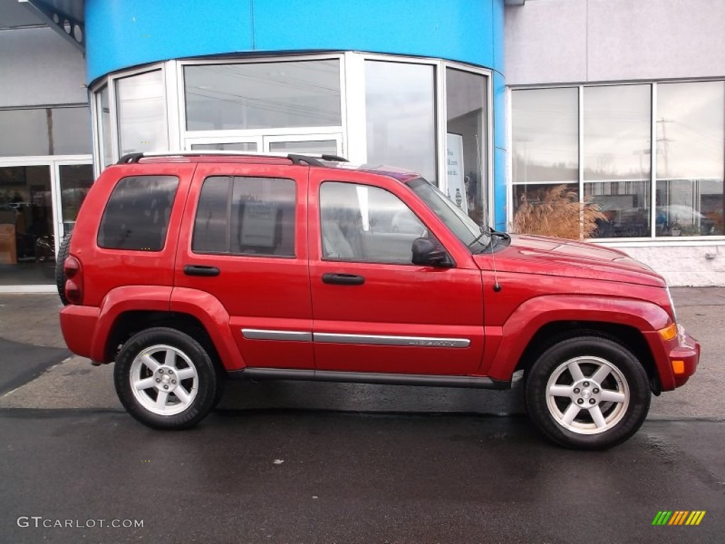 Inferno Red Pearl 2006 Jeep Liberty Limited 4x4 Exterior Photo #99971724
