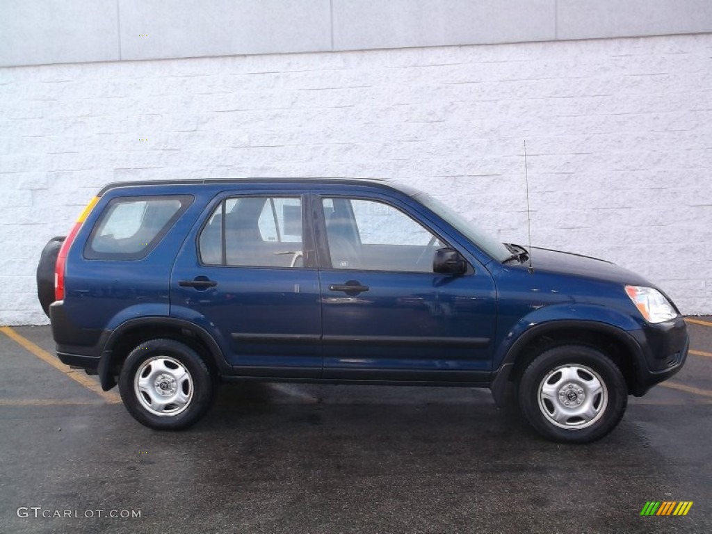 2004 CR-V LX 4WD - Eternal Blue Pearl / Black photo #2