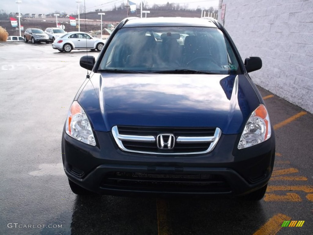2004 CR-V LX 4WD - Eternal Blue Pearl / Black photo #3