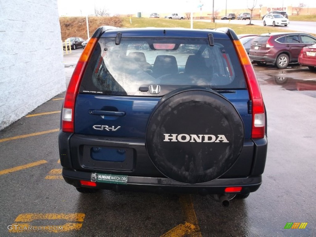 2004 CR-V LX 4WD - Eternal Blue Pearl / Black photo #6