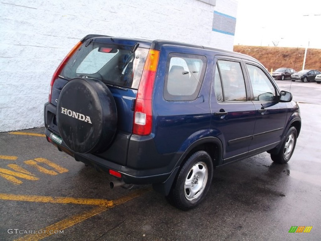 2004 CR-V LX 4WD - Eternal Blue Pearl / Black photo #7