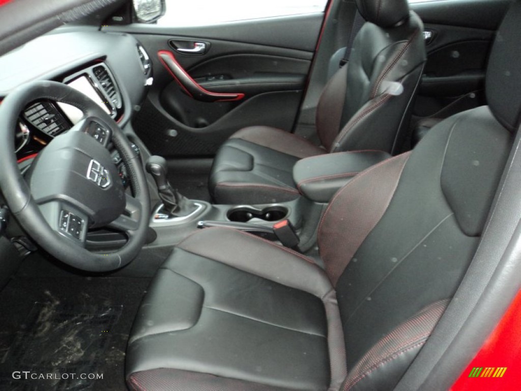 2015 Dart GT - Redline Red 2 Coat Pearl / Black/Ruby Red Accent Stitching photo #5
