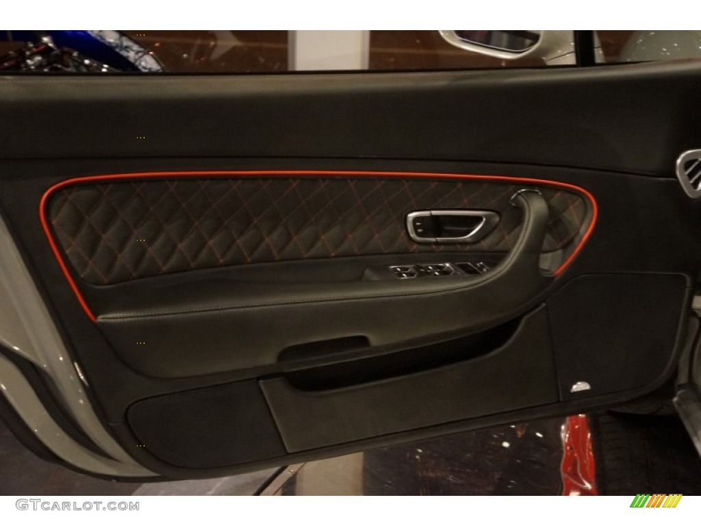 2012 Bentley Continental GTC Supersports ISR Beluga Door Panel Photo #99972900