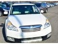 2011 Satin White Pearl Subaru Outback 3.6R Limited Wagon  photo #2
