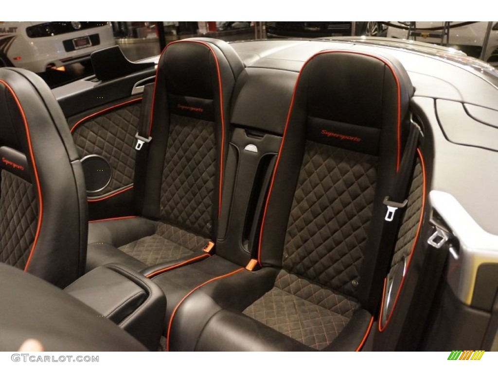 2012 Bentley Continental GTC Supersports ISR Rear Seat Photo #99973119