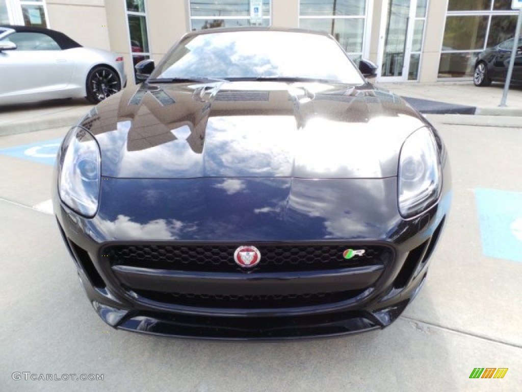 2015 F-TYPE R Coupe - Ultimate Black Metallic / Jet photo #3