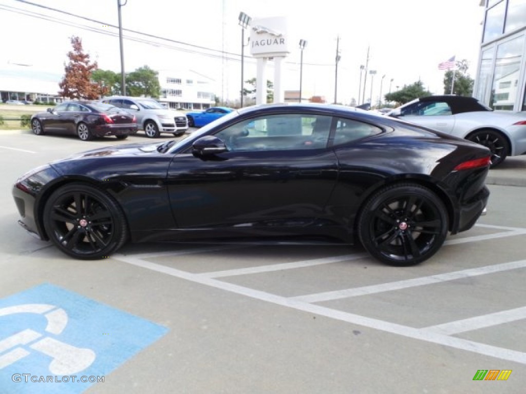 Ultimate Black Metallic 2015 Jaguar F-TYPE R Coupe Exterior Photo #99974019