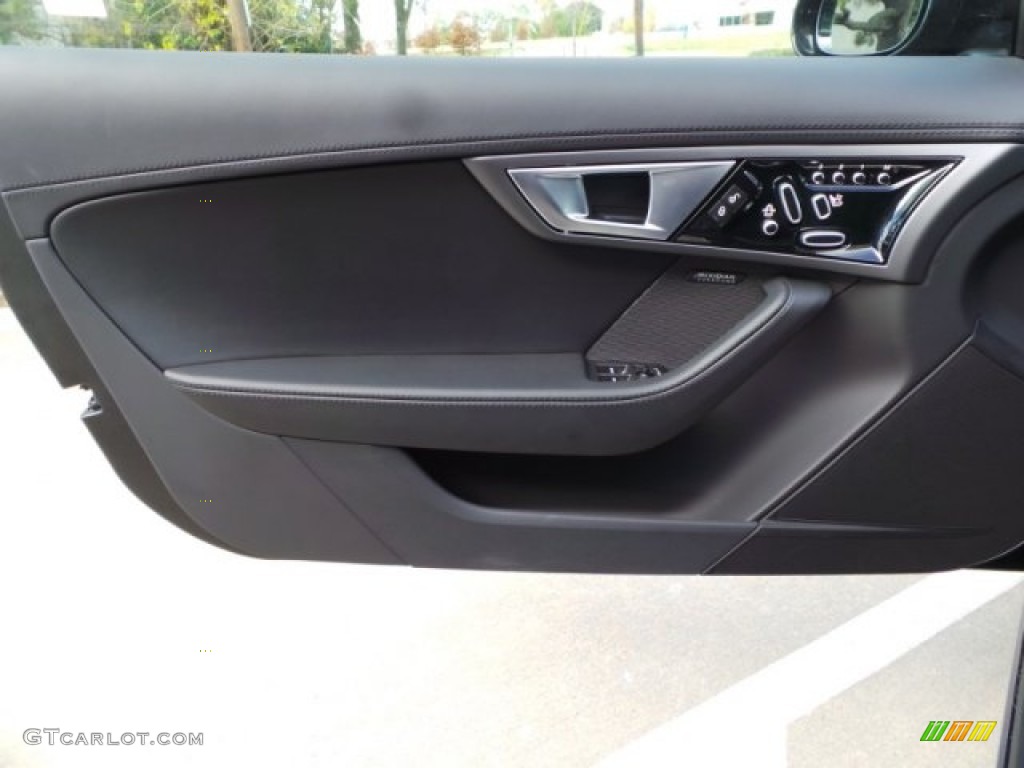 2015 Jaguar F-TYPE R Coupe Jet Door Panel Photo #99974718