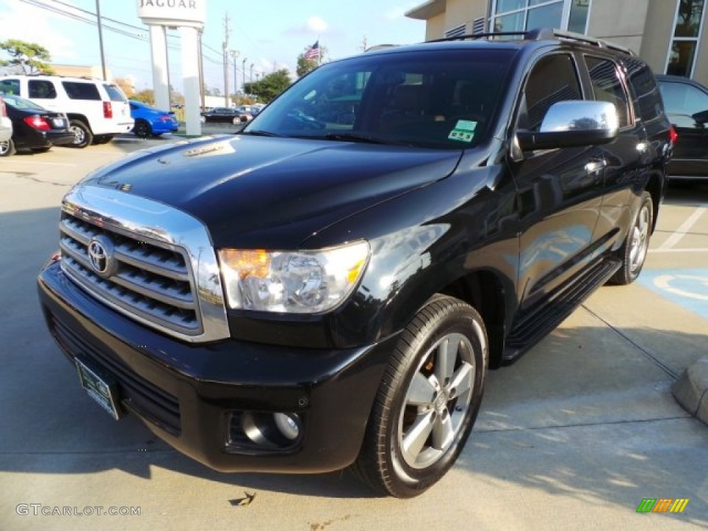 Black 2008 Toyota Sequoia Limited Exterior Photo #99975246