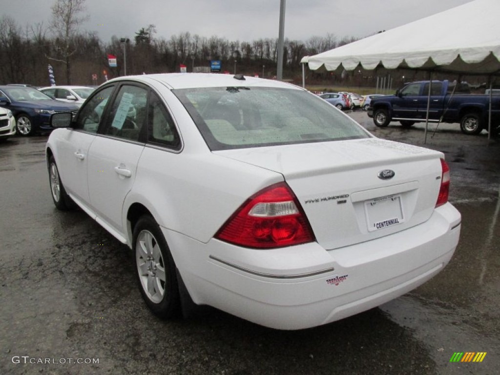 2007 Five Hundred SEL AWD - Oxford White / Pebble photo #4