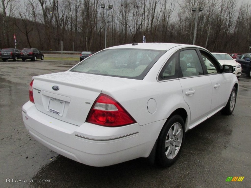 2007 Five Hundred SEL AWD - Oxford White / Pebble photo #8