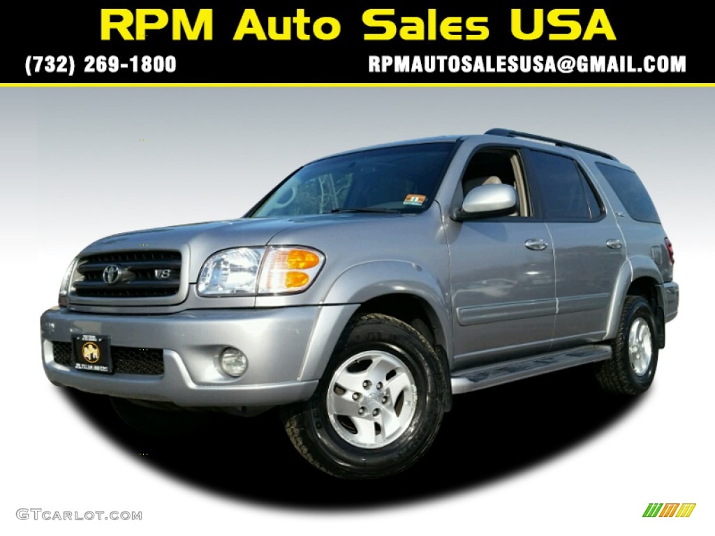 Silver Sky Metallic Toyota Sequoia