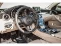 Silk Beige/Black 2015 Mercedes-Benz C 300 4Matic Interior Color