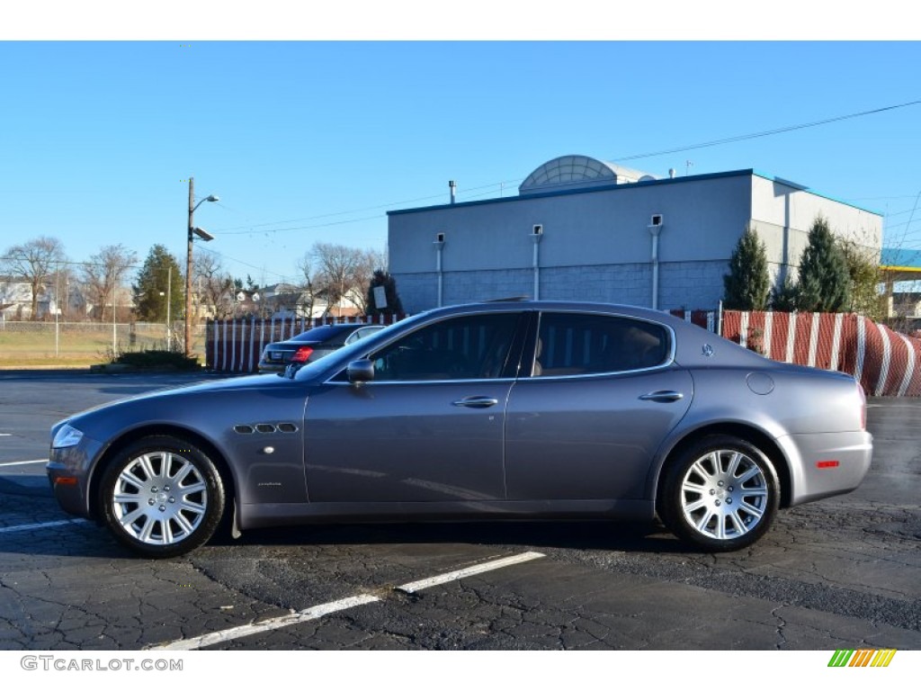 2007 Quattroporte DuoSelect - Grigio Alfieri Metallic (Dark Silver) / Beige photo #4