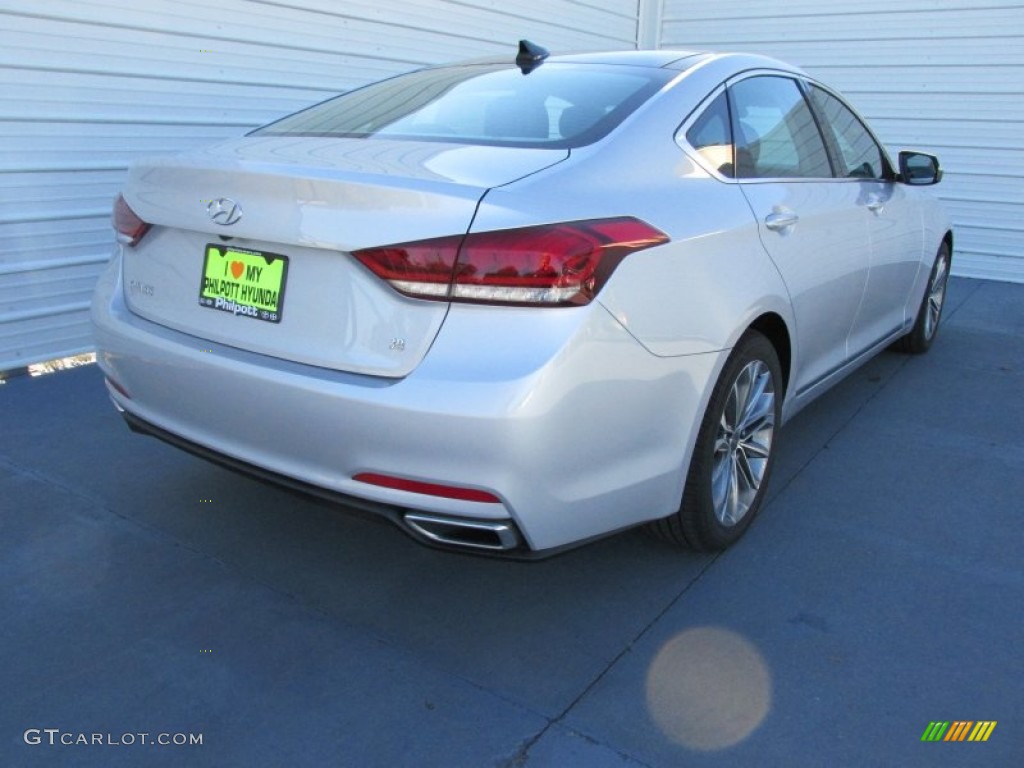 2015 Genesis 3.8 Sedan - Santiago Silver / Black photo #4