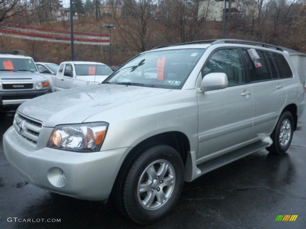 Millenium Silver Metallic 2007 Toyota Highlander V6 4WD Exterior Photo #99982182