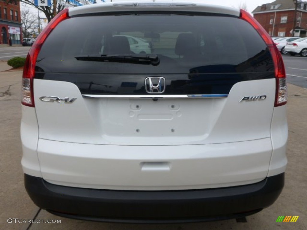 2013 CR-V EX AWD - White Diamond Pearl / Beige photo #11