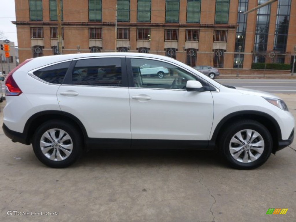 2013 CR-V EX AWD - White Diamond Pearl / Beige photo #13