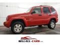 Flame Red 2002 Jeep Liberty Limited 4x4