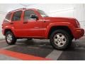 2002 Flame Red Jeep Liberty Limited 4x4  photo #6