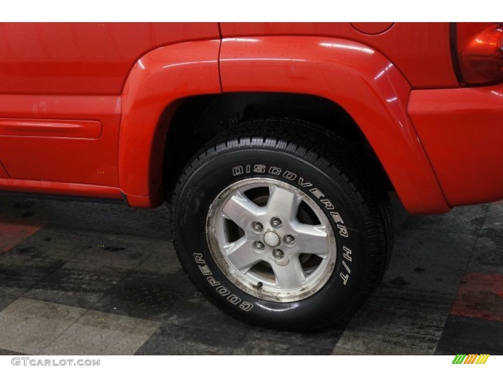 2002 Liberty Limited 4x4 - Flame Red / Taupe photo #56