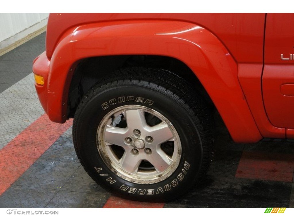 2002 Liberty Limited 4x4 - Flame Red / Taupe photo #63