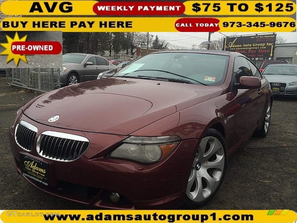 Chiaretto Red Metallic BMW 6 Series